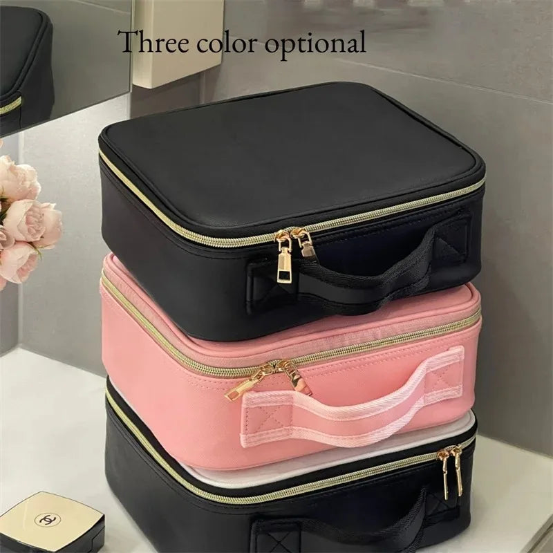 Smart LED Cosmetic Case with Mirror