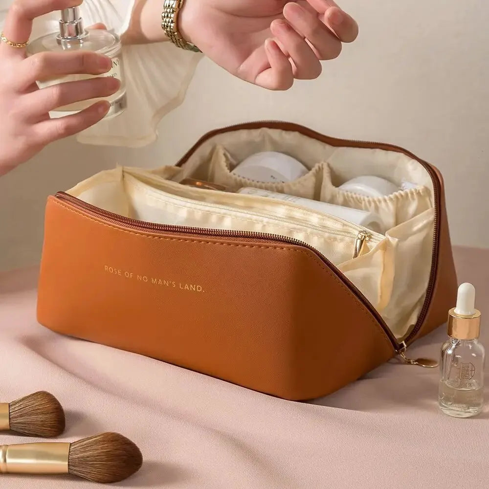 Luxury Makeup Organizer for Travel Toiletries