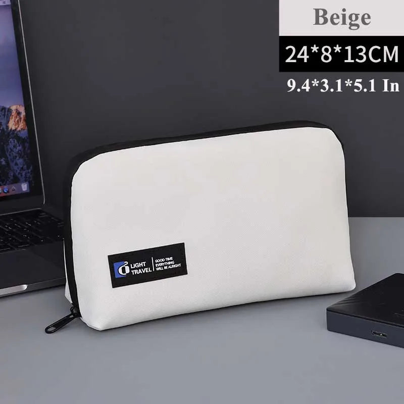 Portable USB Cable Organizer Bag for Travel