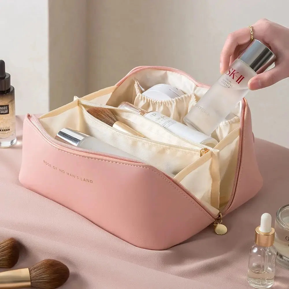 Luxury Makeup Organizer for Travel Toiletries