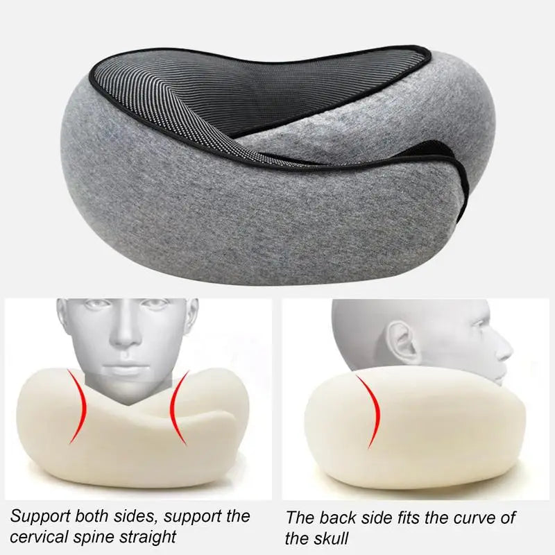 Memory Foam Neck Pillow for Travel