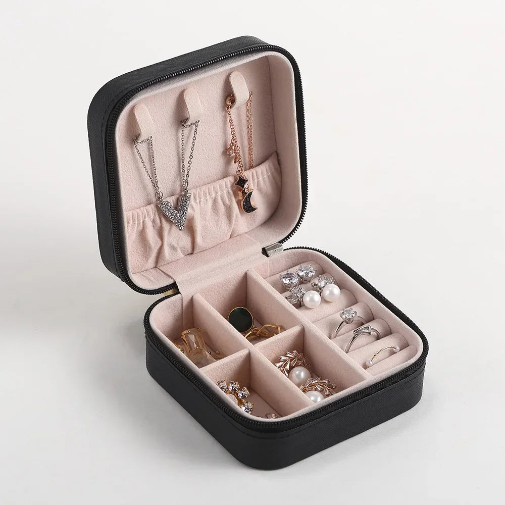 Portable Jewelry Organizer Box for Travel