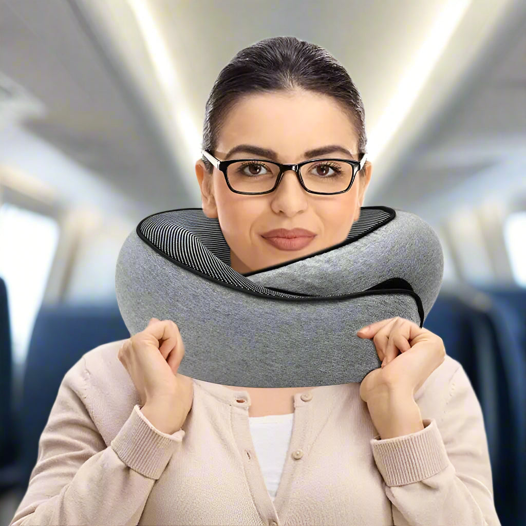 Memory Foam Neck Pillow for Travel